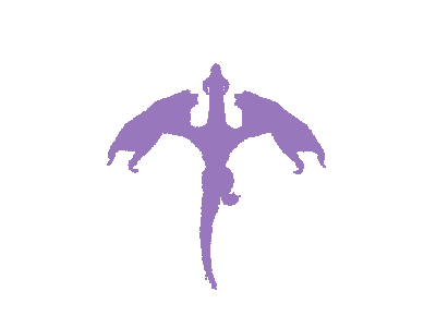 dragon style wyvern medieval servant de bouton to top