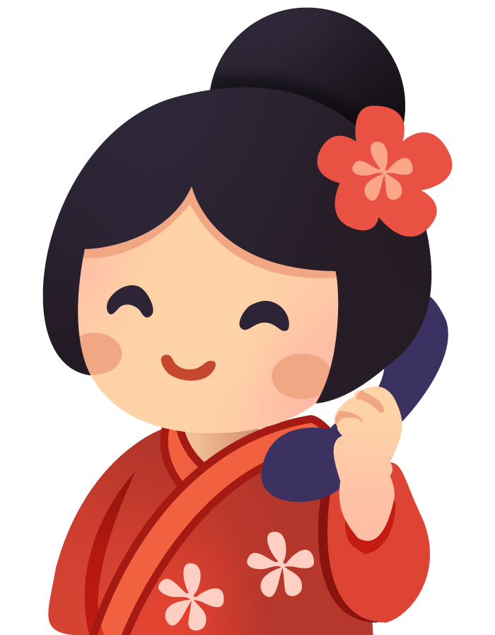 Petite représentation chibi kawaii de Lily, la gérante de Little Little épicerie à Morlaix
